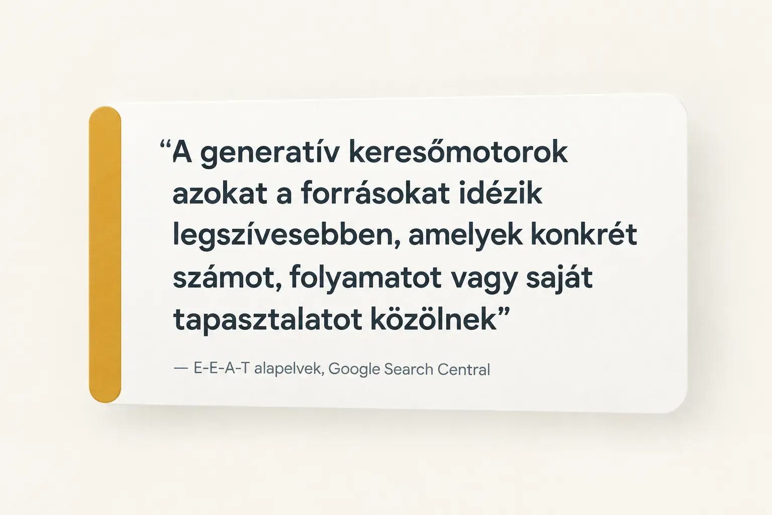 Key insight: A generatív keresőmotorok azokat a forrásokat idézik legszívesebben, amelyek konkrét számot, folyamatot vagy…