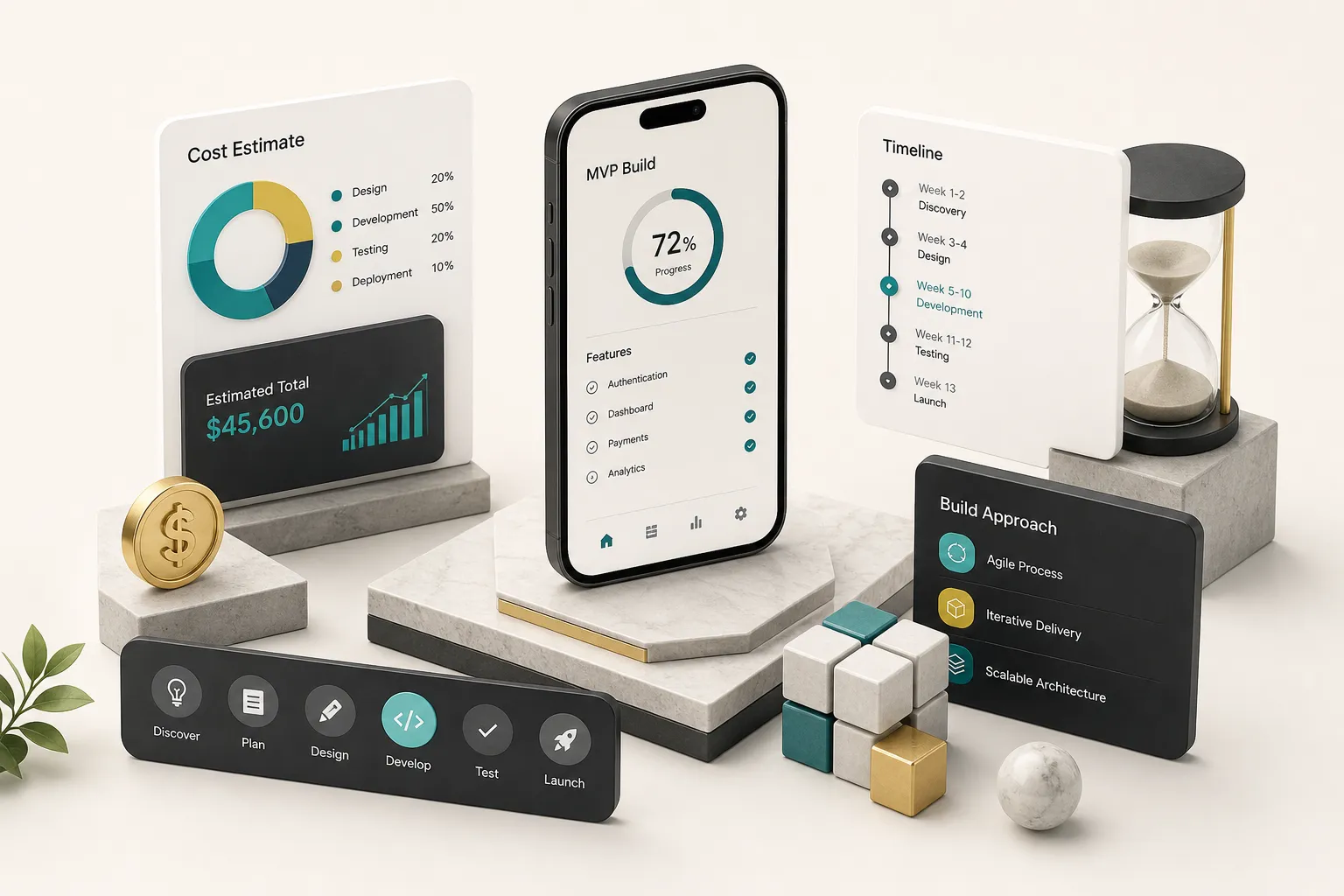 Comparing costs, timelines, and build approaches among top mobile app development companies in the US