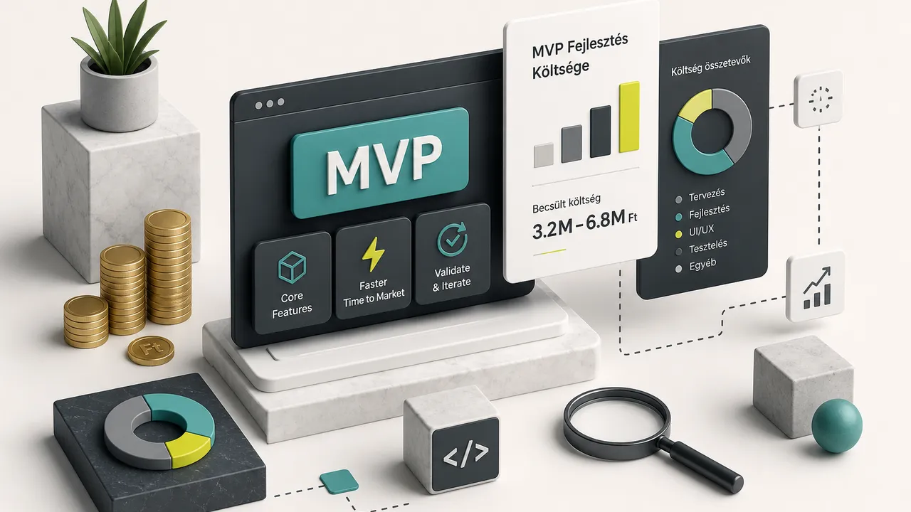 MVP fejlesztés költsége: költségtényezők és tervezés áttekintése startupok számára